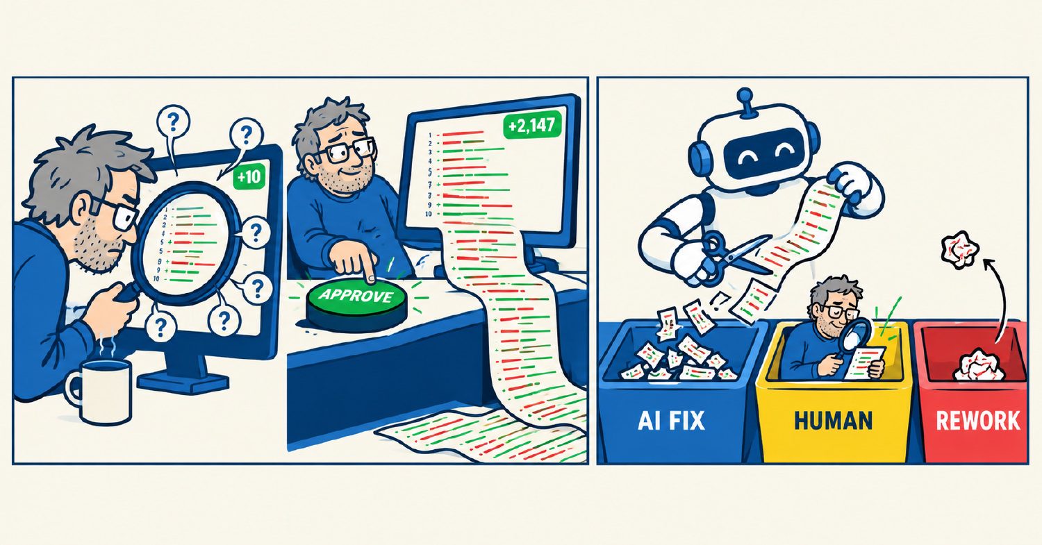 Why code review needs an AI triage layer